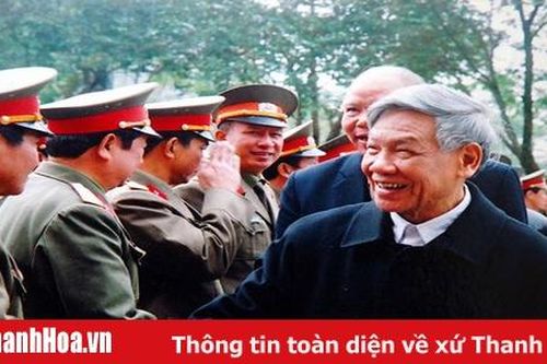 Tình cảm sâu nặng của lực lượng vũ trang tỉnh Thanh Hóa với nguyên Tổng Bí thư Lê Khả Phiêu