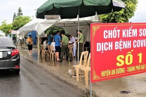Hải Phòng ngày đầu tái lập chốt kiểm soát dịch COVID-19