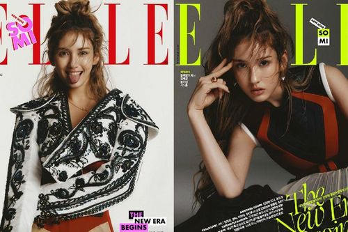 Jeon Somi vừa xinh đẹp cuốn hút, vừa tinh nghịch đáng yêu trên bìa ELLE Hàn tháng 9