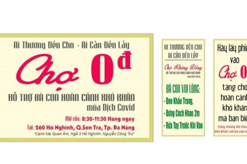 Khai trương chợ 0 đồng