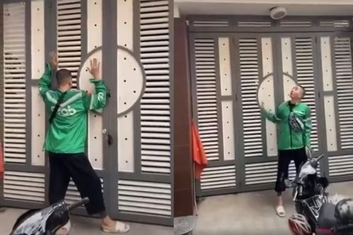 Shipper 'có tâm' đứng hát ngoài cửa để đánh thức khách ngủ quên