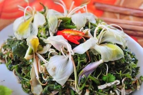Nộm hoa Ban - Ẩm thực đặc sắc vùng Tây Bắc