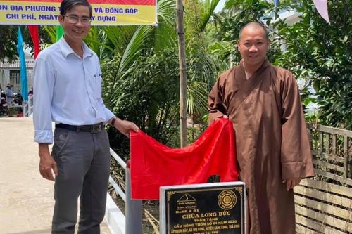 Trà Vinh : Chùa Long Bửu khánh thành, khởi công 3 cầu nông thôn