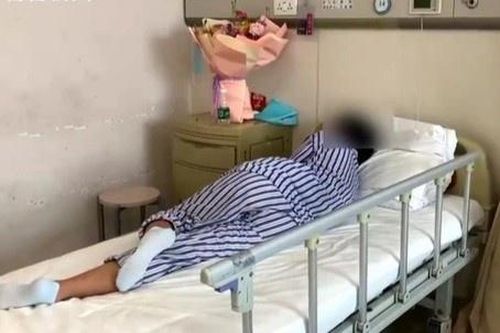 Cô gái TQ bị sóng nhân tạo ở công viên nước đánh gãy xương mặt