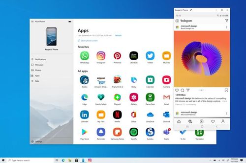 Ứng dụng Your Phone của Microsoft cho chạy ứng dụng Android trên máy tính Windows