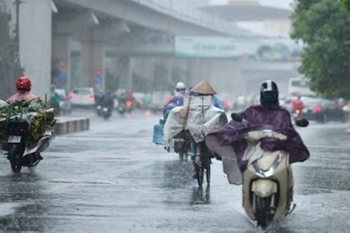 Hà Nội thêm vài ngày mưa giông