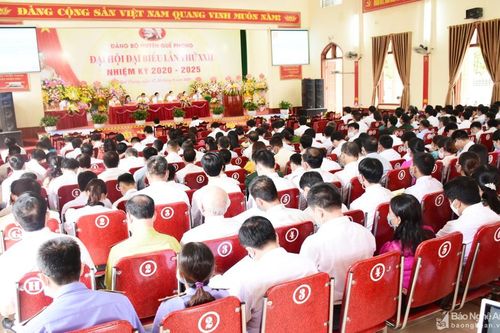 Đảng bộ huyệ̣n Quế Phong khai mạc phiên trù bị Đại hội đại biểu lần thứ XXII, nhiệm kỳ 2020 - 2025
