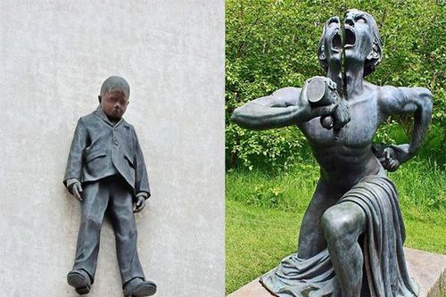 Khóc thét với những tác phẩm điêu khắc kinh dị nổi tiếng thế giới