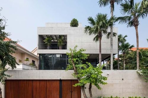 Biệt thự bê tông có 'một không hai' ở TP.HCM