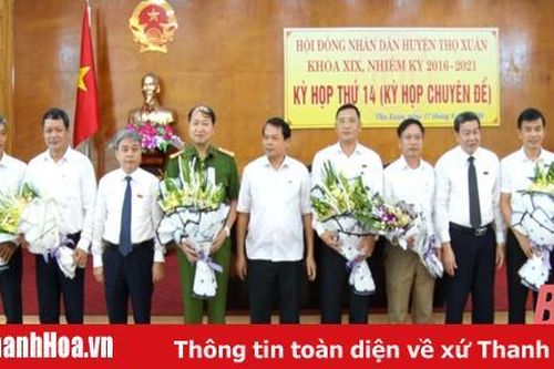 HĐND huyện Thọ Xuân bầu bổ sung chức danh Phó Chủ tịch UBND, Ủy viên UBND huyện nhiệm kỳ 2016- 2021