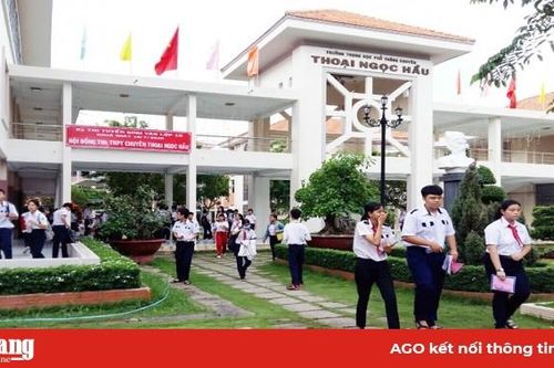 Long Xuyên: Gần 68% trường đạt chuẩn Quốc gia