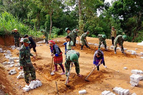 Những ngôi nhà thắm tình quân dân
