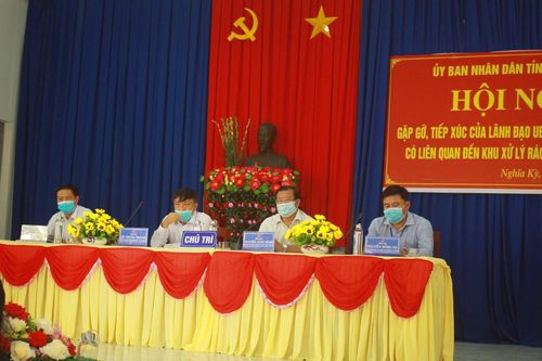 UBND tỉnh Quảng Ngãi gặp gỡ người dân bị ảnh hưởng bởi khu xử lý chất thải rắn Nghĩa Kỳ