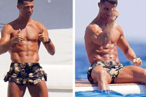 Ronaldo với thân hình 'chuẩn đét', chỉ gồng tay đã khiến fan chết đứng