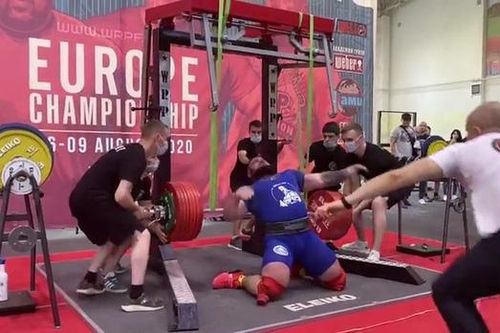 Bài học 'nhớ đời' cho VĐV cử tạ, bị gãy 2 chân do squat 400 kg
