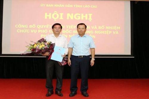 Công bố Quyết định bổ nhiệm Phó Giám đốc Sở Nông nghiệp và Phát triển nông thôn Lào Cai