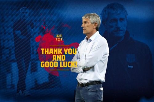 Barcelona sa thải HLV Quique Setien sau thất bại tủi hổ ở Champions League