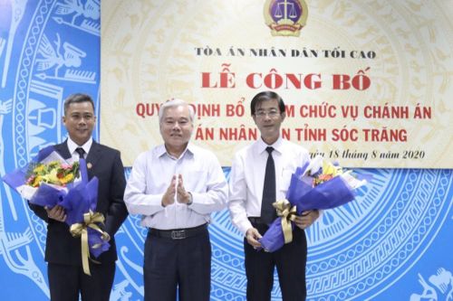 Sóc Trăng có tân Chánh án TAND tỉnh 45 tuổi