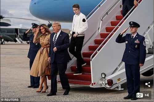 Chuyên cơ chở nhà ông Trump suýt bị 'máy bay' đâm trúng