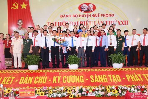 Danh sách Ban Chấp hành Đảng bộ, Ban Thường vụ Huyện ủy Quế Phong, nhiệm kỳ 2020 - 2025