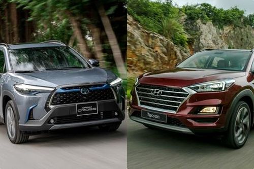 So sánh Toyota Corolla Cross với Hyundai Tucson