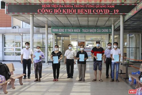 Thêm 11 bệnh nhân mắc COVID-19 ở Quảng Nam xuất viện