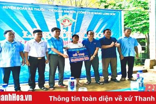 Bá Thước: Khởi công xây dựng ngôi nhà 'Khăn Quàng Đỏ' cho học sinh có hoàn cảnh khó khăn