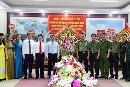 Chúc mừng Công an Nghệ An nhân dịp 75 năm Ngày truyền thống CAND