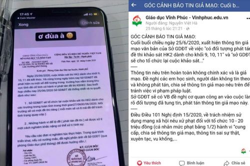 Giả mạo văn bản của sở GD&ĐT, học sinh bị phạt 3,75 triệu đồng
