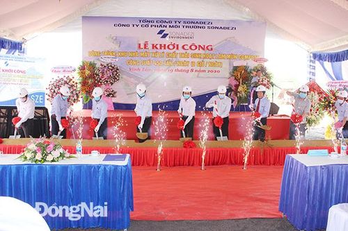 Khởi công xây dựng Nhà máy xử lý chất thải làm mùn compost công suất 450 tấn/ngày