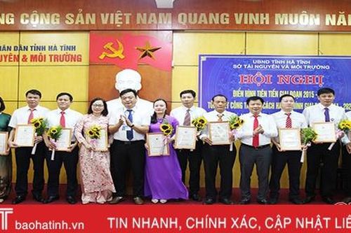 Vinh danh 26 điển hình tiên tiến ngành Tài nguyên và Môi trường Hà Tĩnh