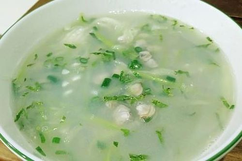Canh hến nấu bầu ngon ngọt miễn chê