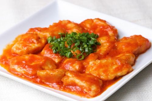 Cách làm ức gà sốt chua cay