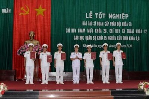 Học viện Hải quân: Tổ chức lễ tốt nghiệp khóa 60 sĩ quan cấp phân đội
