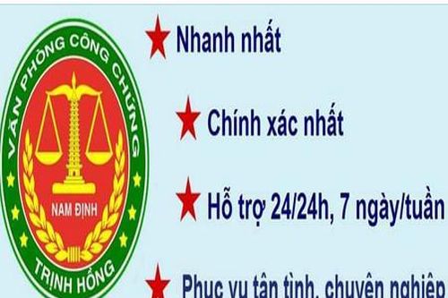 Gần 8 tháng, các tổ chức hành nghề công chứng tỉnh Nam Định nộp ngân sách gần 440 triệu đồng