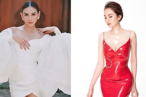 Diễm Hương- Võ Hoàng Yến diện sắc trắng-đỏ đối lập, cùng khoe vẻ sexy 'vạn người mê'