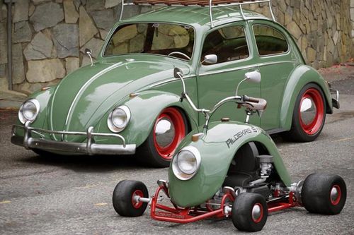 Xe 4 bánh làm từ tấm chắn bùn của Volkswagen Beetle