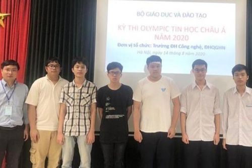 Đội tuyển Quốc gia Việt Nam giành 6 huy chương Olympic Tin học châu Á Thái Bình Dương