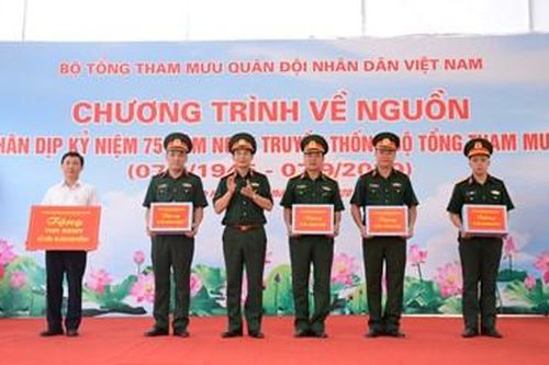 Bộ Tổng Tham mưu tổ chức các hoạt động tri ân tại Thái Nguyên