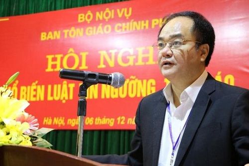 Trưởng ban Tôn giáo Chính phủ giữ chức Thứ trưởng Bộ Nội vụ