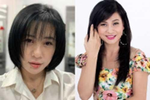 Cát Phượng nhìn chẳng khác nào thiếu nữ mới lớn sau khi mạnh dạn thay đổi kiểu tóc ở tuổi 50