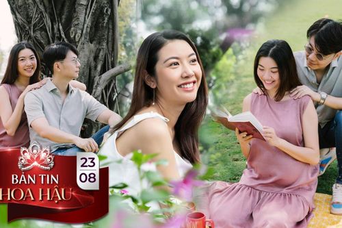 'Mẹ bầu' Thúy Vân xinh đẹp phúc hậu được chồng cưng hết mực khiến fan xuýt xoa ngưỡng mộ