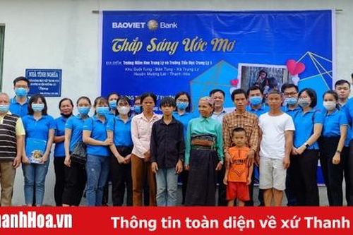 'BAOVIET Bank Thắp sáng ước mơ' hỗ trợ người nghèo