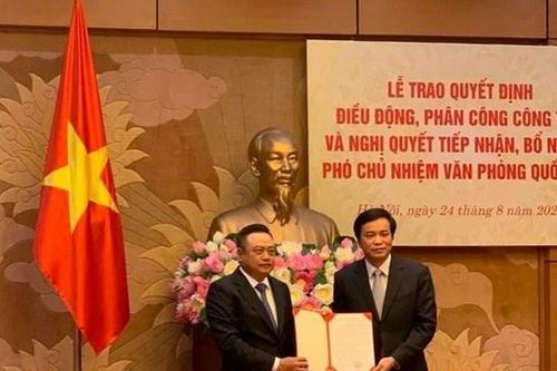 Chủ tịch PVN Trần Sỹ Thanh làm Phó chủ nhiệm Văn phòng Quốc hội