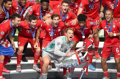 Bayern mở tiệc ăn mừng danh hiệu Champions League