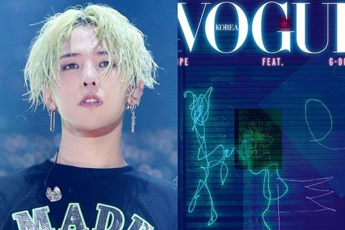 Tạp chí do G-Dragon vẽ trang bìa được bán hết