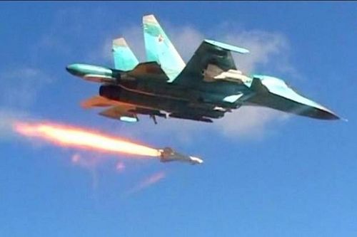 Chiến đấu cơ Nga 'dội bão lửa' xuống khủng bố IS tại Syria