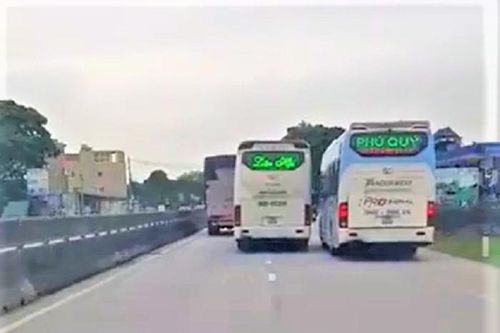 Xe khách đánh võng, chèn ép gây kinh hãi: Phạt 1,5 triệu đồng, tạm giữ xe