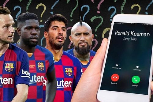 HLV Koeman gọi điện 'đuổi' Luis Suarez, Vidal khỏi Barca