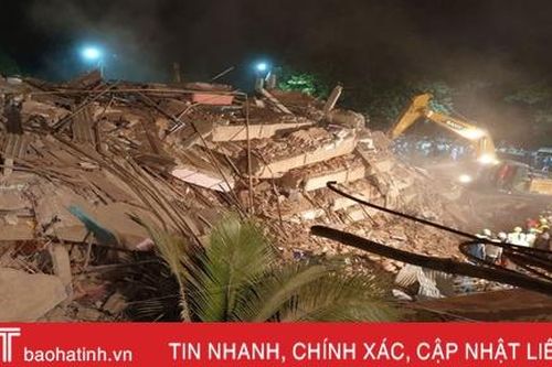 Hơn 60 người sống sót được đưa ra khỏi đống đổ nát trong vụ sập nhà ở Ấn Độ